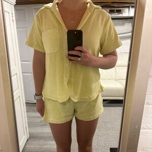 Super cute Frankie’s Bikinis terry cloth set.